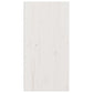 Wandkast 30X30X60 Cm Massief Grenenhout Wit