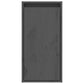 Wandkasten 2 St 30X30X60 Cm Massief Grenenhout Grijs