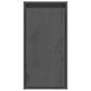 Wandkasten 2 St 30X30X60 Cm Massief Grenenhout Grijs