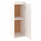 Wandkast 30X30X80 Cm Massief Grenenhout Wit