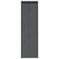 Wandkast 30X30X100 Cm Massief Grenenhout Grijs