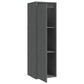 Wandkast 30X30X100 Cm Massief Grenenhout Grijs