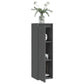 Wandkast 30X30X100 Cm Massief Grenenhout Grijs
