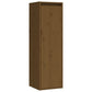 Wandkast 30X30X100 Cm Massief Grenenhout Honingbruin