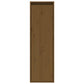 Wandkast 30X30X100 Cm Massief Grenenhout Honingbruin