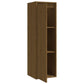 Wandkast 30X30X100 Cm Massief Grenenhout Honingbruin