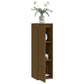 Wandkast 30X30X100 Cm Massief Grenenhout Honingbruin