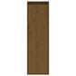 Wandkasten 2 St 30X30X100 Cm Massief Grenenhout Honingbruin