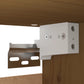 Wandkasten 2 St 30X30X100 Cm Massief Grenenhout Honingbruin