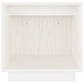Nachtkastjes 2 St 40X30X40 Cm Massief Grenenhout Wit