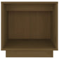 Nachtkastjes 2 St 40X30X40 Cm Massief Grenenhout Honingbruin