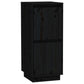 Dressoirs 2 St 31,5X34X75 Cm Massief Grenenhout Zwart