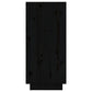 Dressoirs 2 St 31,5X34X75 Cm Massief Grenenhout Zwart