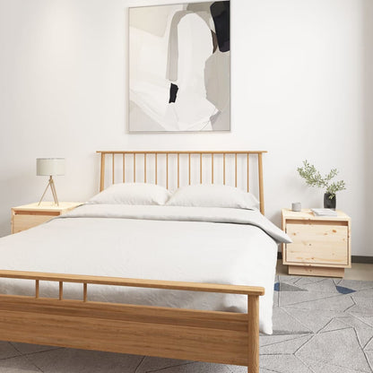 Nachtkastjes 2 St 35X34X32 Cm Massief Grenenhout