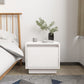 Nachtkastjes 2 St 35X34X32 Cm Massief Grenenhout Wit