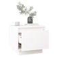Nachtkastjes 2 St 35X34X32 Cm Massief Grenenhout Wit