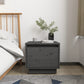 Nachtkastjes 2 St 35X34X32 Cm Massief Grenenhout Grijs