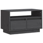 Tv-Meubel 60X35X37 Cm Massief Grenenhout Grijs
