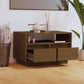 Tv-Meubel 60X35X37 Cm Massief Grenenhout Honingbruin