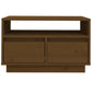 Tv-Meubel 60X35X37 Cm Massief Grenenhout Honingbruin