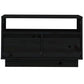 Tv-Meubel 60X35X37 Cm Massief Grenenhout Zwart