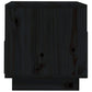 Tv-Meubel 60X35X37 Cm Massief Grenenhout Zwart