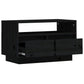 Tv-Meubel 60X35X37 Cm Massief Grenenhout Zwart