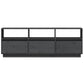 Tv-Meubel 140X37X50 Cm Massief Grenenhout Grijs