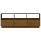 Tv-Meubel 140X37X50 Cm Massief Grenenhout Honingbruin