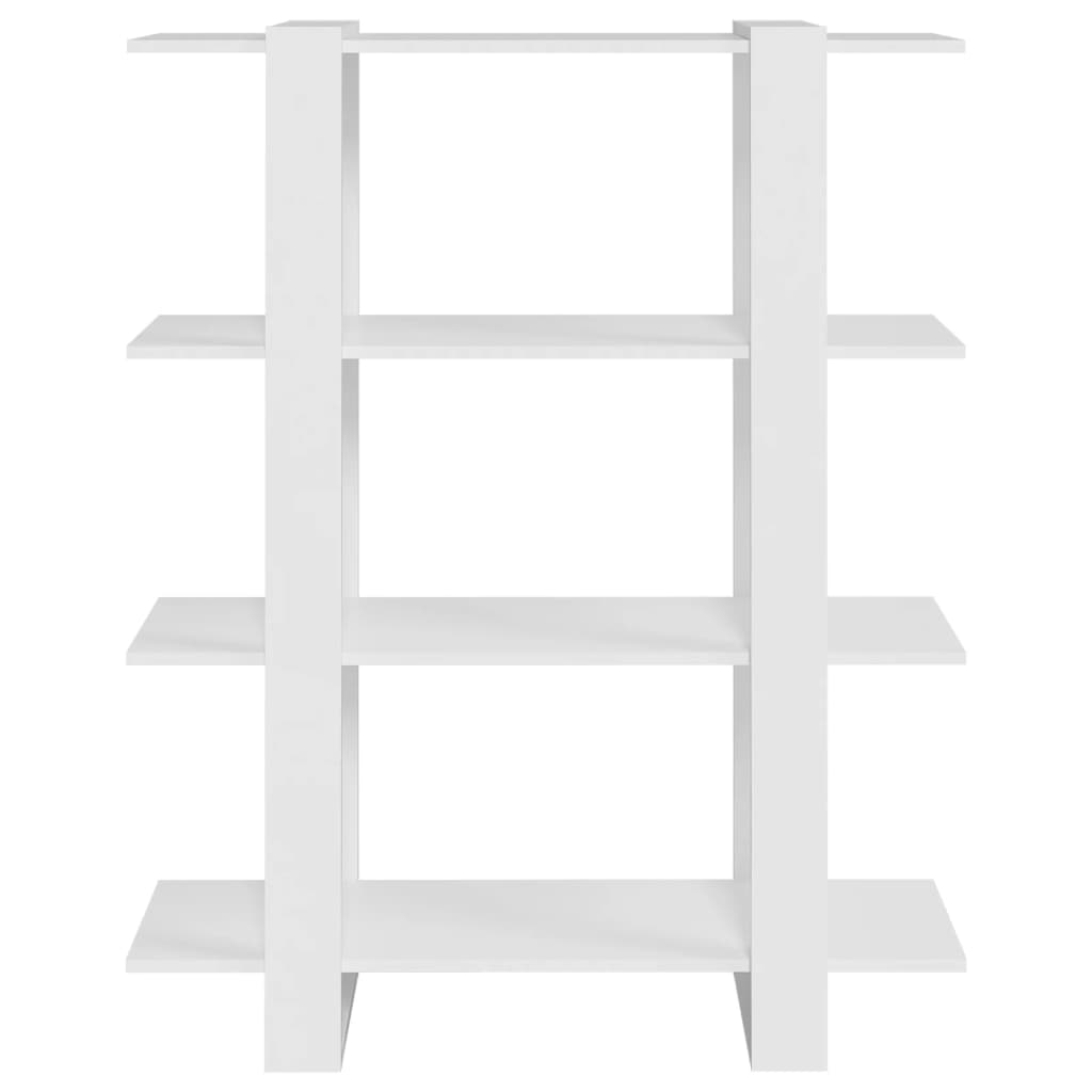 Boekenkast/Kamerscherm 100X30X123,5 Wit