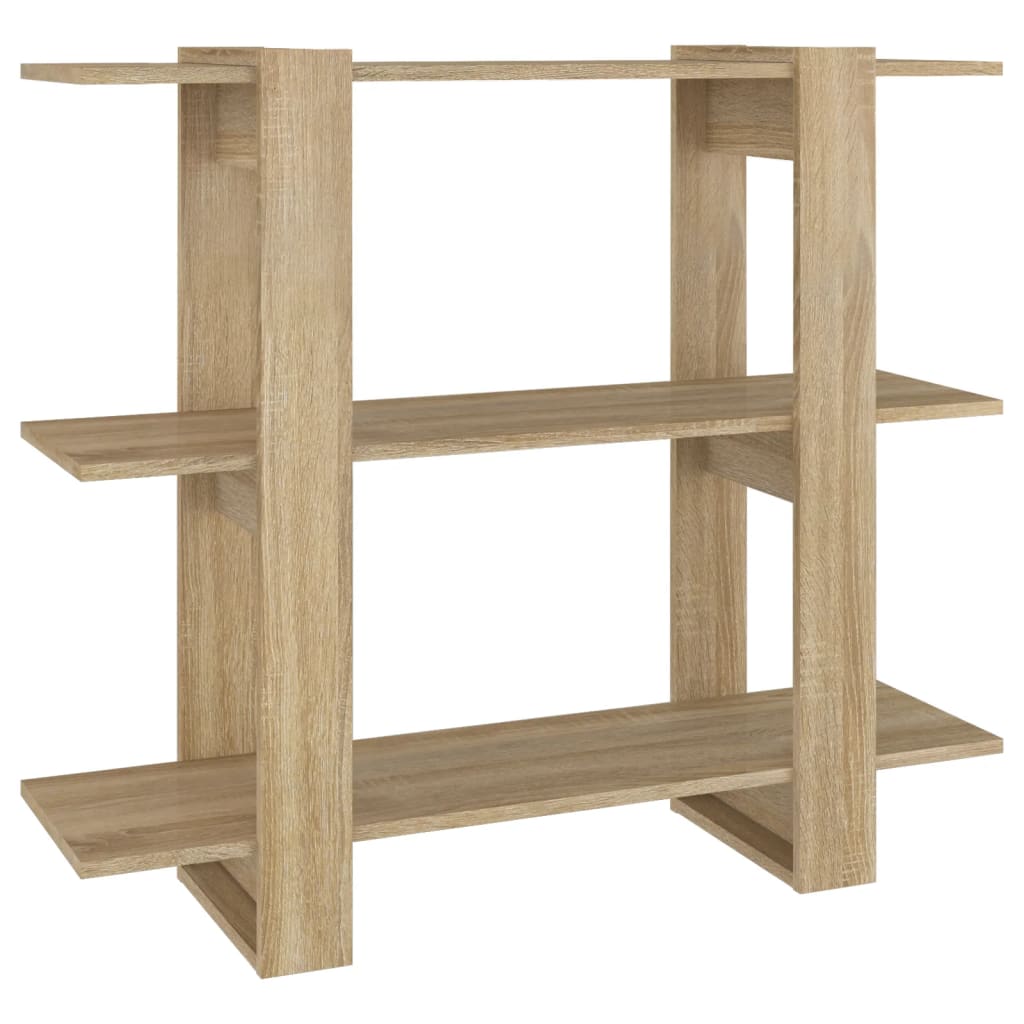 Boekenkast/Kamerscherm 100X30X87 Cm Sonoma Eikenkleurig