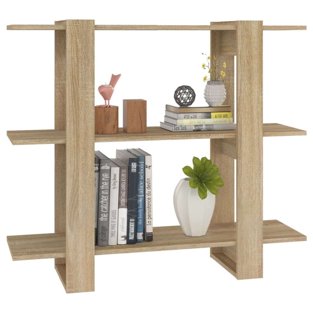 Boekenkast/Kamerscherm 100X30X87 Cm Sonoma Eikenkleurig
