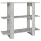 Boekenkast/Kamerscherm 100X30X87 Cm Betongrijs