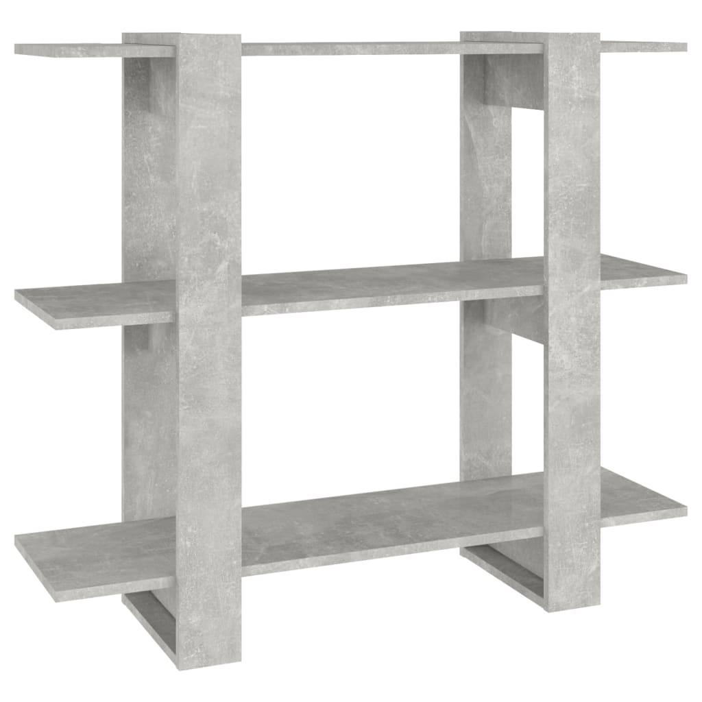 Boekenkast/Kamerscherm 100X30X87 Cm Betongrijs