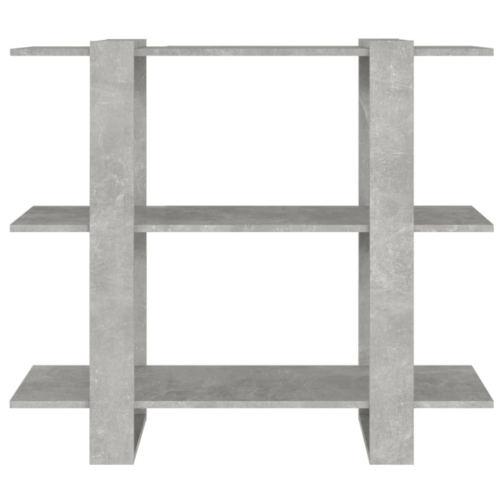 Boekenkast/Kamerscherm 100X30X87 Cm Betongrijs
