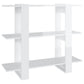 Boekenkast/Kamerscherm 100X30X87 Cm Hoogglans Wit