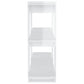 Boekenkast/Kamerscherm 100X30X87 Cm Hoogglans Wit