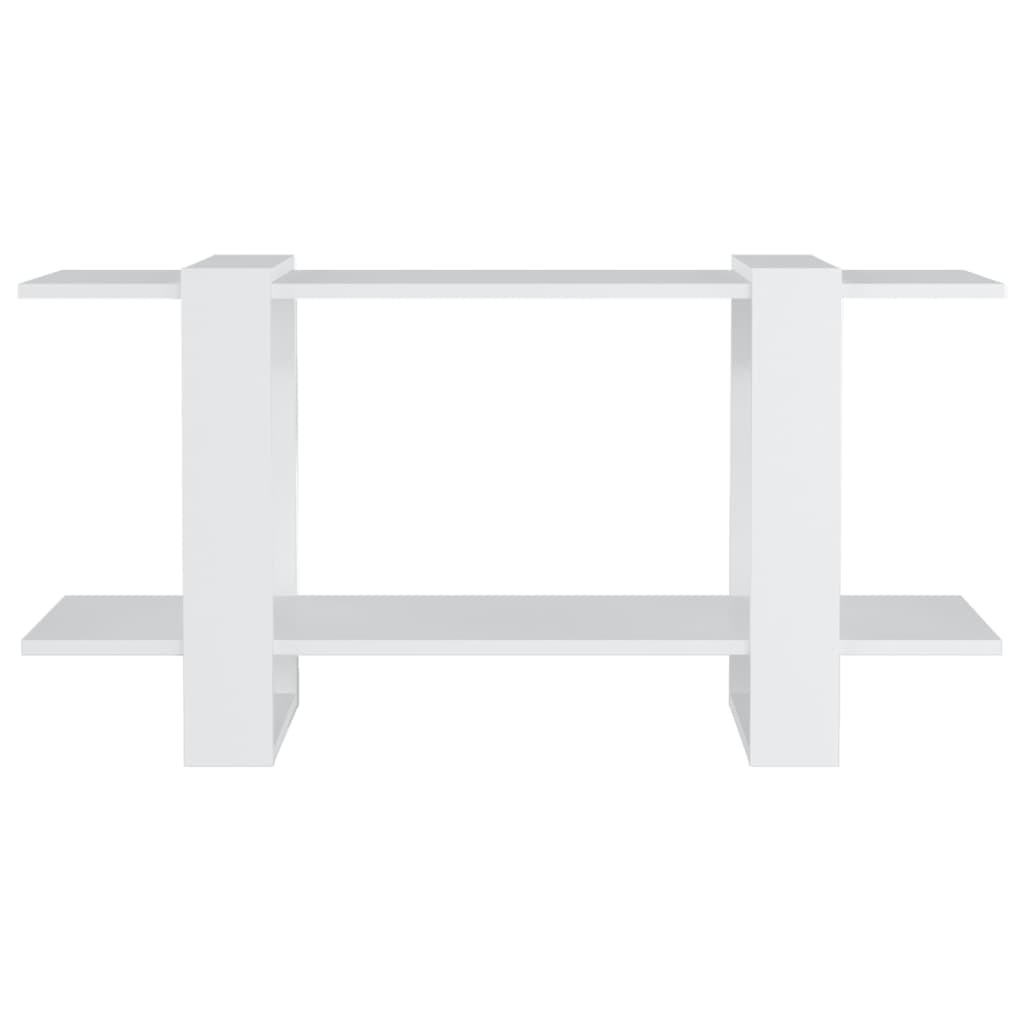 Boekenkast 100X30X51 Cm Bewerkt Hout Wit