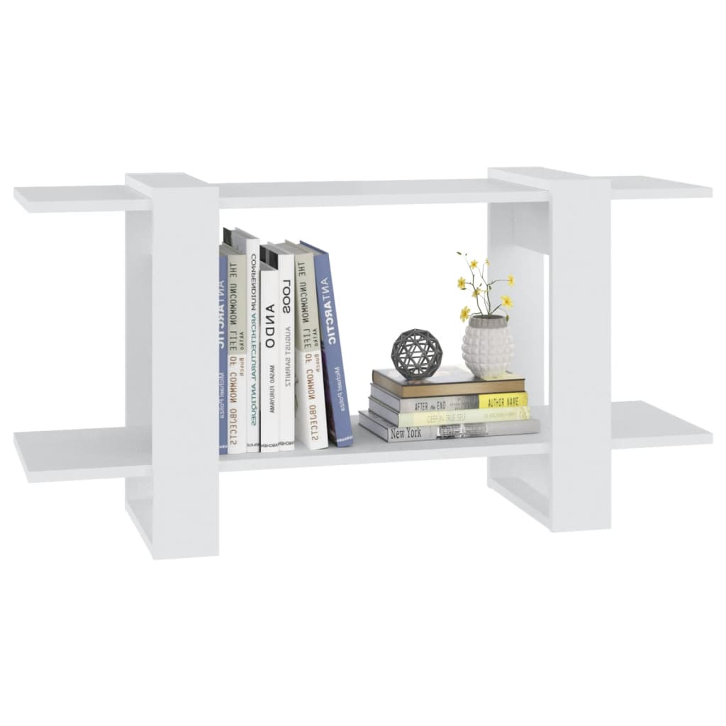 Boekenkast 100X30X51 Cm Bewerkt Hout Wit