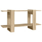 Boekenkast 100X30X51 Cm Bewerkt Hout Sonoma Eikenkleurig