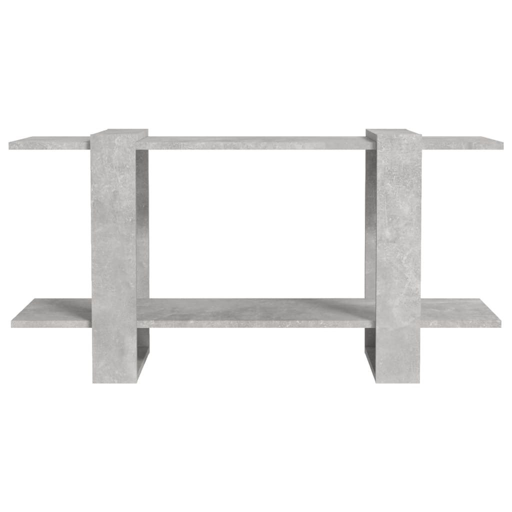 Boekenkast 100X30X51 Cm Bewerkt Hout Betongrijs