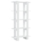 Boekenkast/Kamerscherm 80X30X160 Cm Bewerkt Hout Wit