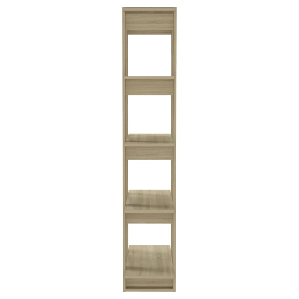 Boekenkast/Kamerscherm 80X30X160 Cm Spaanplaat Sonoma Eiken