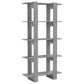 Boekenkast/Kamerscherm 80X30X160 Cm Spaanplaat Betongrijs