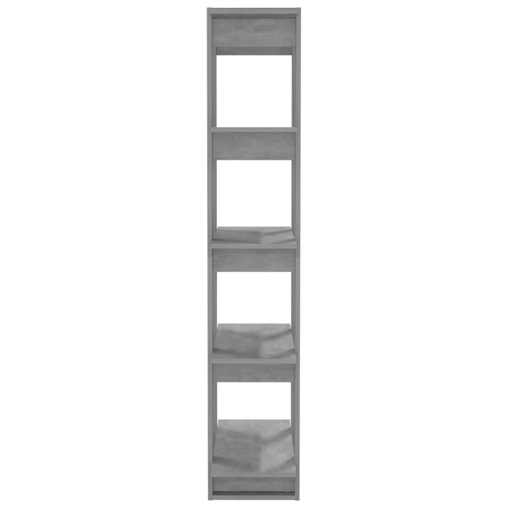 Boekenkast/Kamerscherm 80X30X160 Cm Spaanplaat Betongrijs