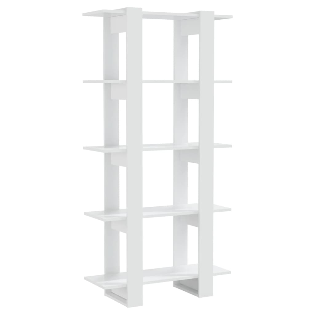Boekenkast/Kamerscherm 80X30X160 Cm Hoogglans Wit