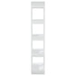 Boekenkast/Kamerscherm 80X30X160 Cm Hoogglans Wit