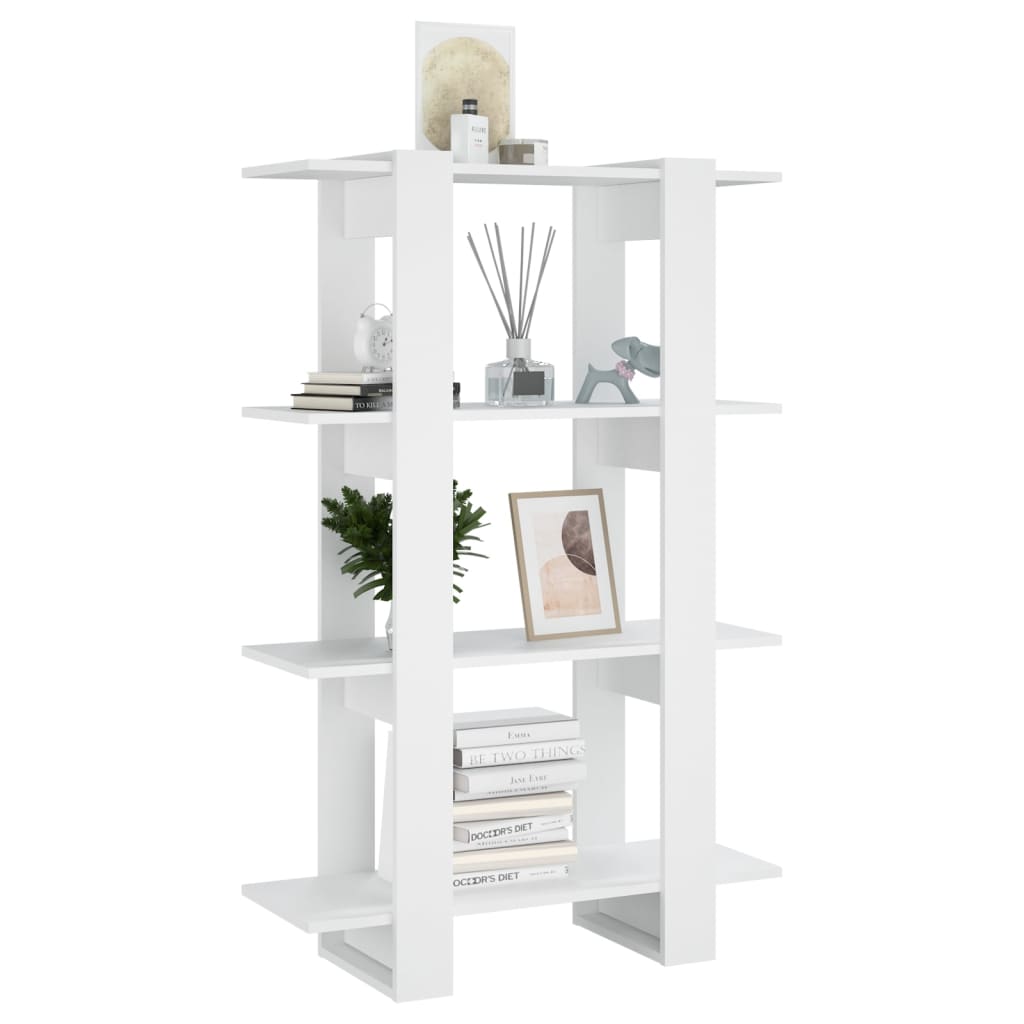 Boekenkast/Kamerscherm 80X30X123,5 Wit