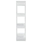 Boekenkast/Kamerscherm 80X30X123,5 Wit