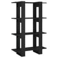 Boekenkast/Kamerscherm 80X30X123,5 Zwart